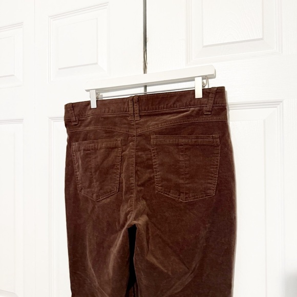 Democracy AbSolution Bootcut Brown Corduroy Pants 14 Stretch Comfort Waistband - Picture 7 of 8